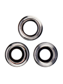 Back Camera Lens With Bracket Compatible For iPhone 12 Pro Max (Silver) (Real Sapphire / Premium)