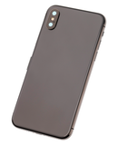Back Housing W/ Small Components Pre-Installed Compatible For iPhone X (No Logo) (Space grey)