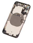 Back Housing W/ Small Components Pre-Installed Compatible For iPhone X (No Logo) (Space grey)