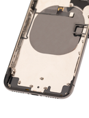 Back Housing W/ Small Components Pre-Installed Compatible For iPhone X (No Logo) (Space grey)