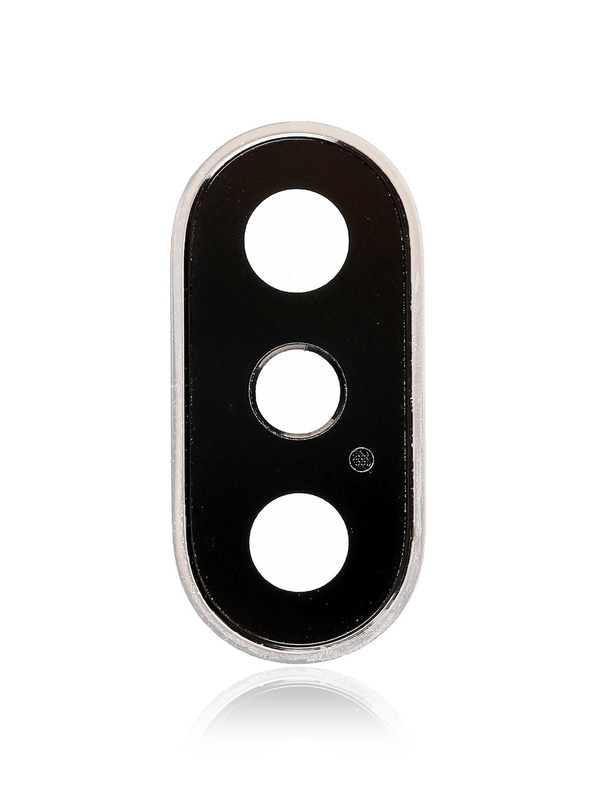 Back Camera Lens With Bracket Compatible For iPhone X (Silver)