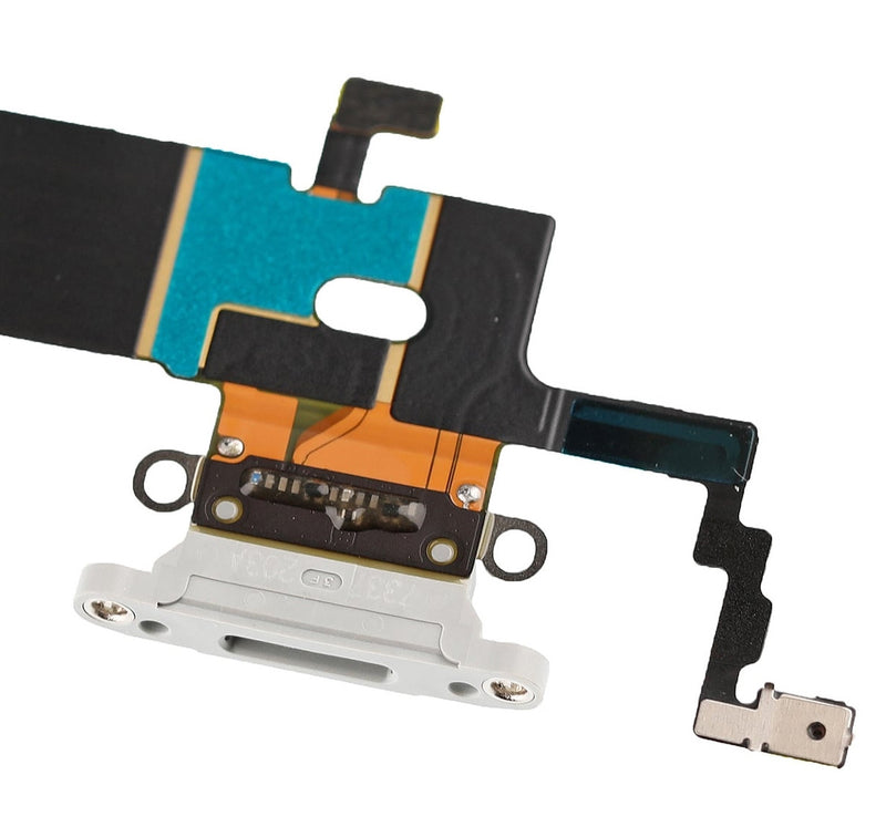Charging Port Flex Cable Compatible For iPhone X (Silver)