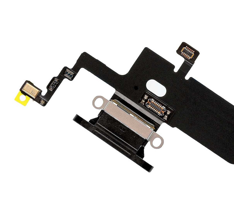 Charging Port Flex Cable Compatible For iPhone X (Space Grey)