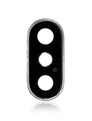 Camera Lens With Bracket Compatible For iPhone XS / XS Max (Silver)