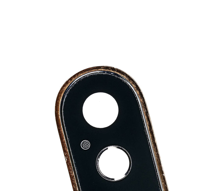 Camera Lens With Bracket Compatible For iPhone XS / XS Max (Gold)