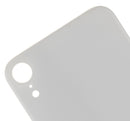 Back Glass Compatible For iPhone XR (No Logo / Large Camera Hole) (Silver)