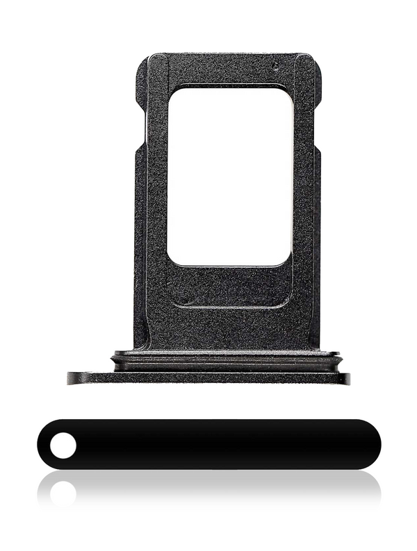 Sim Card Tray Compatible For iPhone XR (Black)