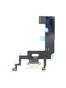 Charging Port Flex Cable Compatible For iPhone XR (Aftermarket) (White)