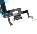 Charging Port Flex Cable Compatible For iPhone XR (Aftermarket) (White)