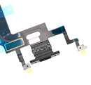 Charging Port Flex Cable Compatible For iPhone XR (Aftermarket) (Black)