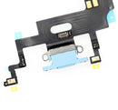 Charging Port Flex Cable Compatible For iPhone XR (Aftermarket) (Blue)