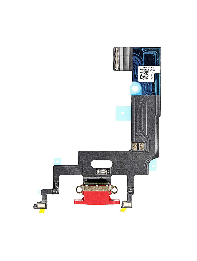 Charging Port Flex Cable Compatible For iPhone XR (Aftermarket) (Red)