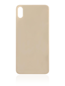 Back Glass Compatible For iPhone XS (No Logo / Large Camera Hole) (Gold)