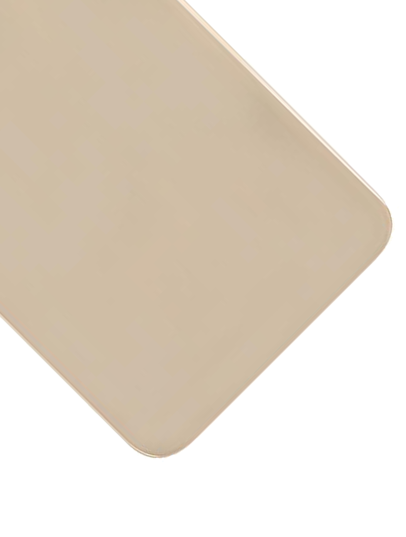Back Glass Compatible For iPhone XS (No Logo / Large Camera Hole) (Gold)