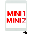 Digitizer With IC Chip & Home Button Pre-Installed For iPad Mini 1 / iPad Mini 2 (White)