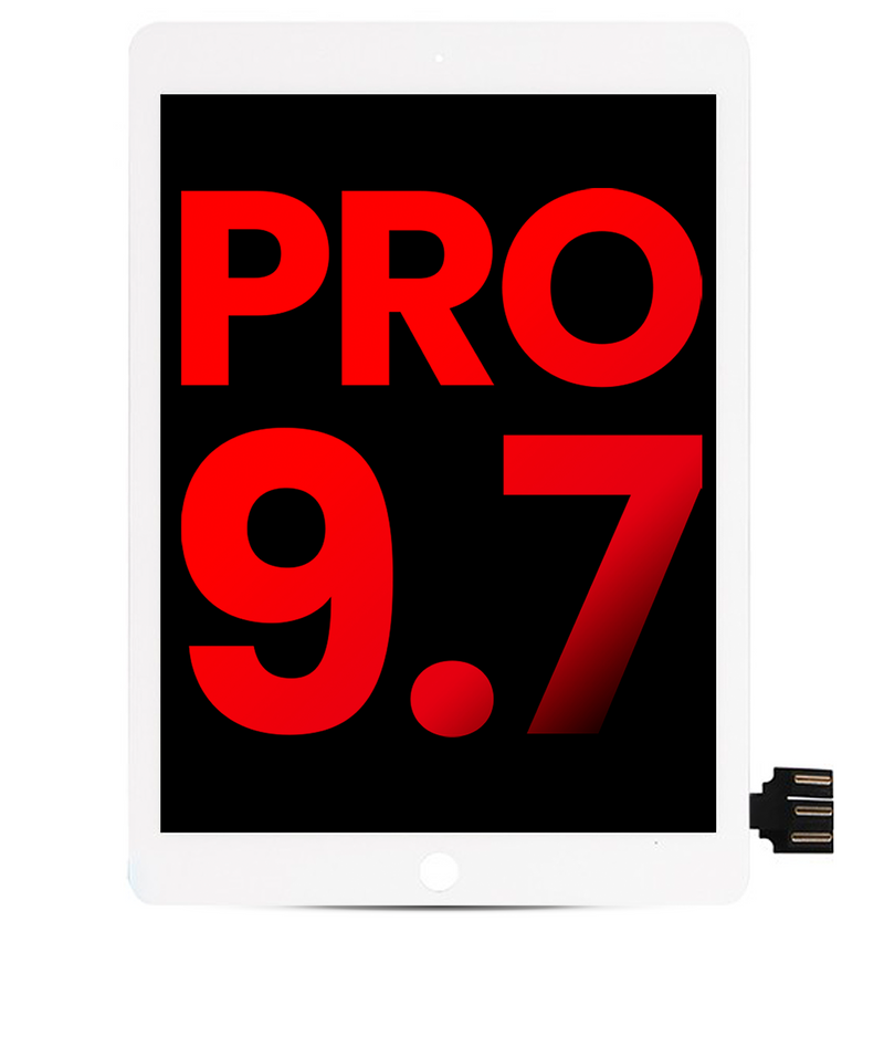 LCD Assembly With Digitizer Compatible For iPad Pro 9.7 (Aftermarket) (White)