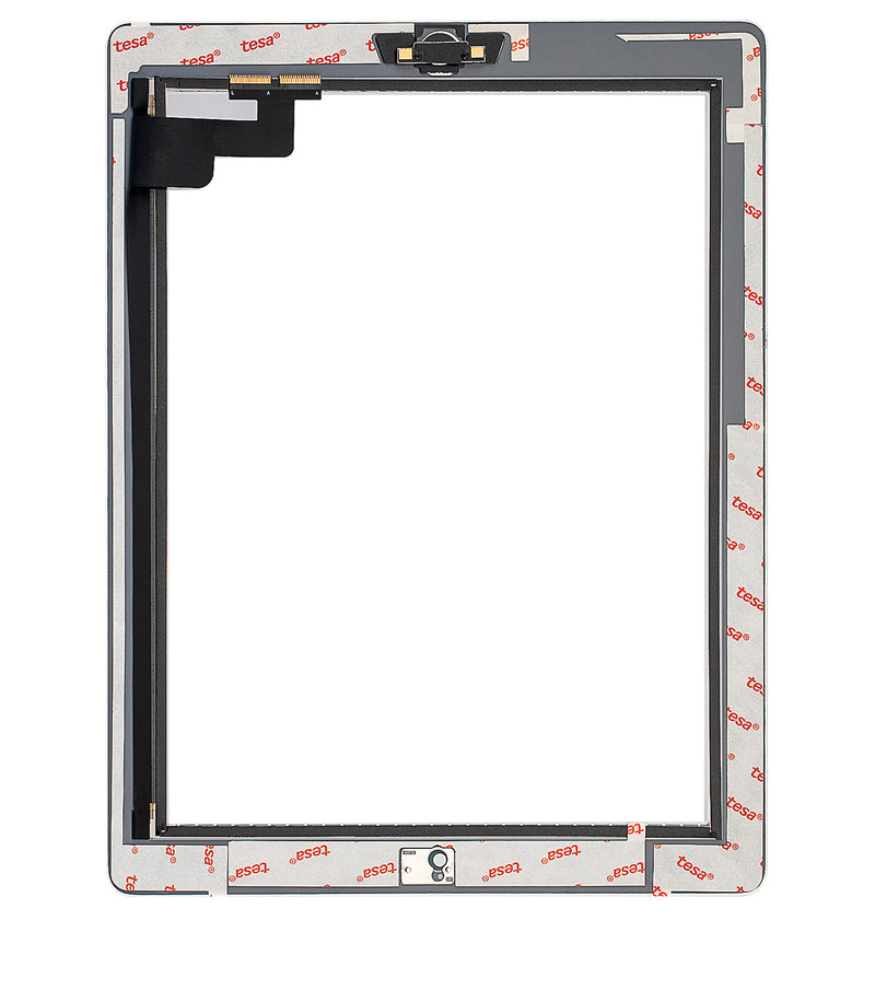 Digitizer Compatible For iPad 2 (Home Button Pre-Installed) (Aftermarket Plus) (White)