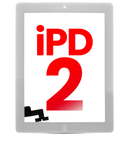 Digitizer Compatible For iPad 2 (Home Button Pre-Installed) (Aftermarket Plus) (White)