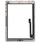 Digitizer Compatible For iPad 3 / iPad 4 (Home Button Pre-Installed Compatible For iPad 3) (Aftermarket) (White)