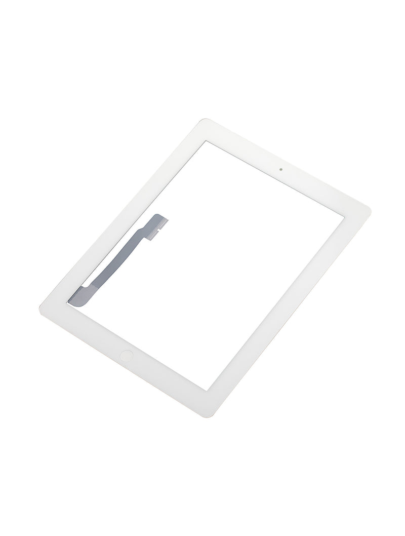 Digitizer Compatible For iPad 3 / iPad 4 (Home Button Pre-Installed Compatible For iPad 3) (Aftermarket) (White)