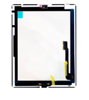 Digitizer Compatible For iPad 3 / iPad 4 (Home Button Pre-Installed Compatible For iPad 3) (Aftermarket) (Black)