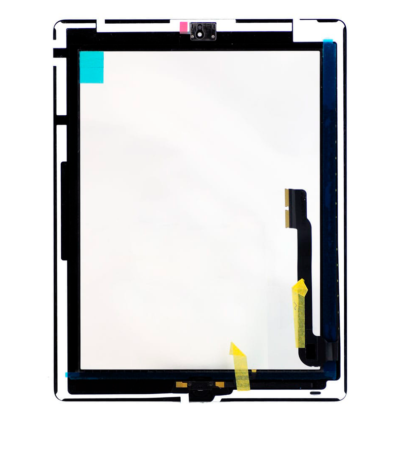 Digitizer Compatible For iPad 3 / iPad 4 (Home Button Pre-Installed Compatible For iPad 3) (Aftermarket) (Black)
