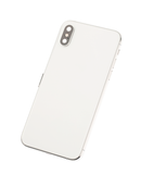 Back Housing W/ Small Pre-Installed Compatible For iPhone XS (No Logo) (Silver)