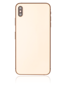 Back Housing W/ Small Pre-Installed Compatible For iPhone XS (No Logo) (Gold)