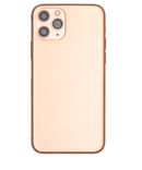 Back Housing W/ Small Components Pre-Installed Compatible For iPhone 11 Pro (Matte Gold)