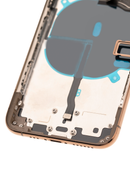 Back Housing W/ Small Components Pre-Installed Compatible For iPhone 11 Pro (Matte Gold)