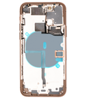 Back Housing W/ Small Components Pre-Installed Compatible For iPhone 11 Pro (Matte Gold)