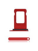 Single Sim Card Tray Compatible For iPhone 11 (Red)