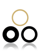 Back Camera Lens With Bracket Compatible For iPhone 11 (Yellow) (Real Sapphire / Premium)