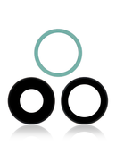 Back Camera Lens With Bracket Compatible For iPhone 11 (Green) (Real Sapphire / Premium)