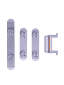 Hard Buttons (Power/Volume/Switch) Compatible For iPhone 11 (Purple)