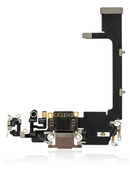 Charging Port Flex Cable with Board Compatible for iPhone 11 Pro Max (Gold)