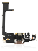 Charging Port Flex Cable with Board Compatible for iPhone 11 Pro Max (Gold)