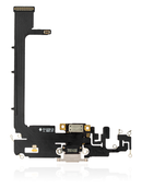 Charging Port Flex Cable with Board Compatible for iPhone 11 Pro Max (Silver)