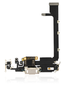 Charging Port Flex Cable with Board Compatible for iPhone 11 Pro Max (Silver)