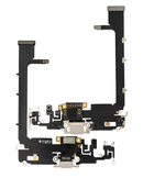 Charging Port Flex Cable with Board Compatible for iPhone 11 Pro Max (Silver)