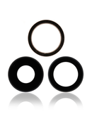 Back Camera Lens With Bracket Compatible For iPhone 11 Pro / Pro Max (Gold) (Real Sapphire / Premium)