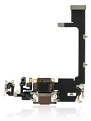 Charging Port Flex Cable with Board Compatible for iPhone 11 Pro (Gold)