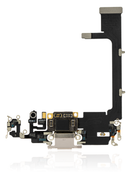 Charging Port Flex Cable with Board Compatible for iPhone 11 Pro (Silver)