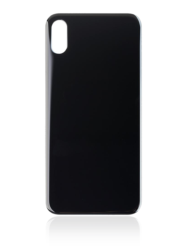 Back Glass Compatible For iPhone XS (No Logo / Large Camera Hole) (Space Grey).