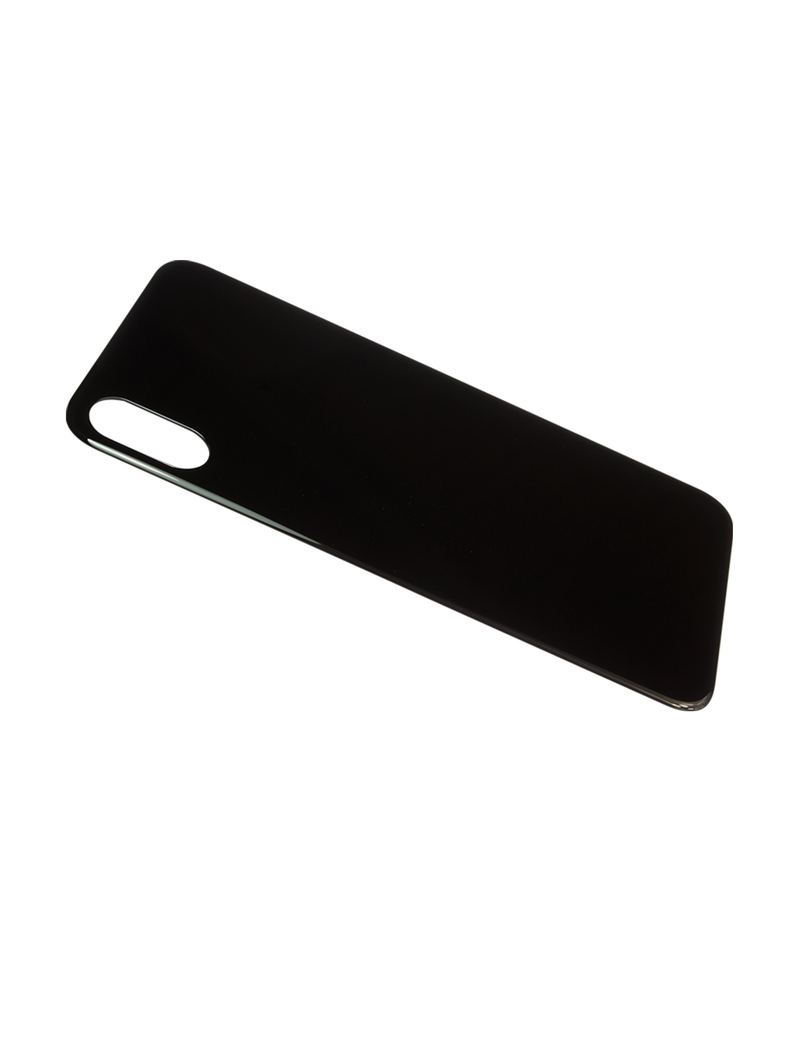 Back Glass Compatible For iPhone XS Max (No Logo / Large Camera Hole) (Space Grey)