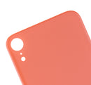 Back Glass Compatible For iPhone XR (No Logo / Large Camera Hole) (Coral)
