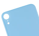 Back Glass Compatible For iPhone XR (No Logo / Large Camera Hole) (Blue)