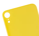 Back Glass Compatible For iPhone XR (No Logo / Large Camera Hole) (Yellow)