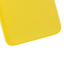 Back Glass Compatible For iPhone XR (No Logo / Large Camera Hole) (Yellow)