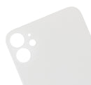 Back Glass Compatible For iPhone 11 (No Logo / Large Camera Hole) (White)